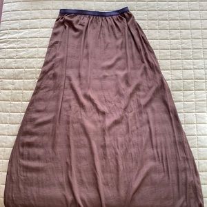 Zara beautiful maxi brown skirt , size M
